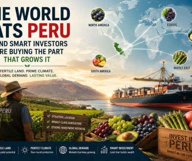 INVESTING SAFELY IN THE # 1 AGRICULTURAL COUNTRY IN THE WORLD: PERU